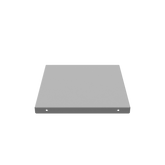 88GE-NK - Wireway End Type 1 8X8 Screw Cover Ansi 61 Gray Steel No Knockouts